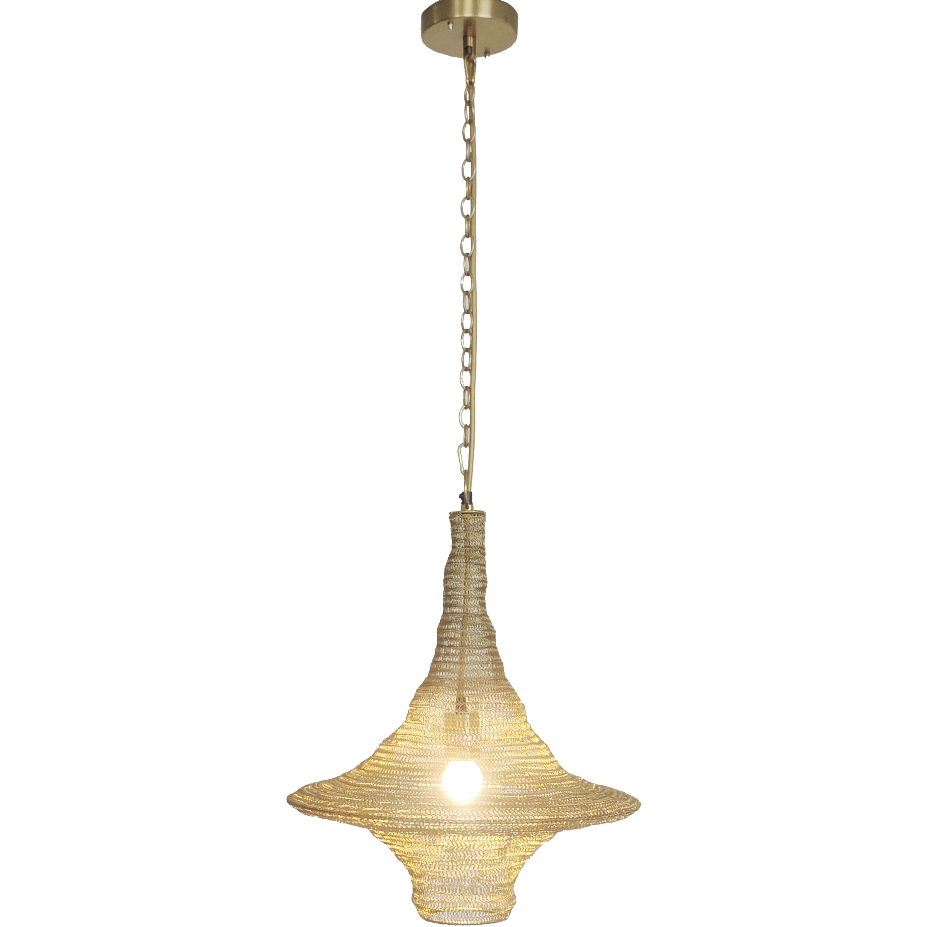 Canada 1 Light 16 inch Gold Pendant Ceiling Light